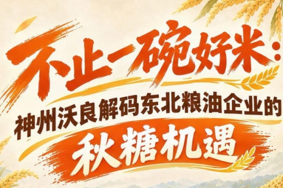不止品质深耕 神州沃良解码东北粮油秋糖品牌赋能机遇